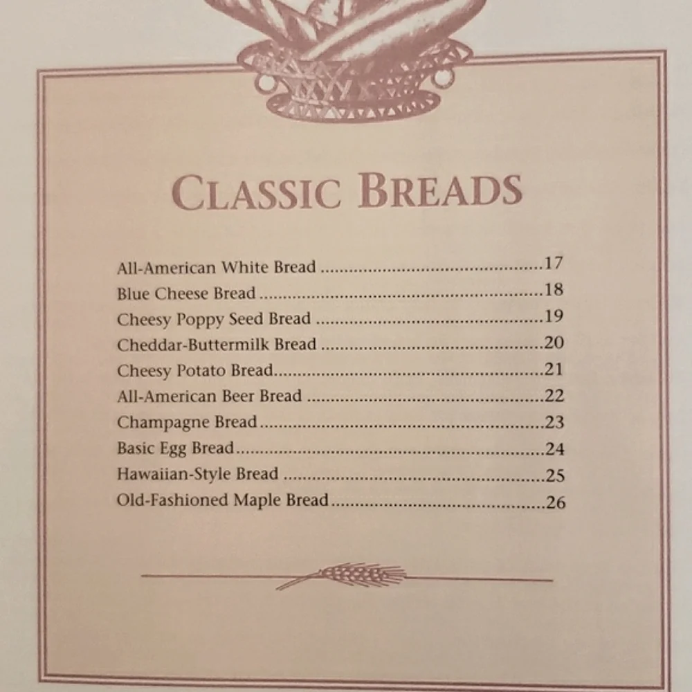 Vtg More Bread Machine Bounty 1994